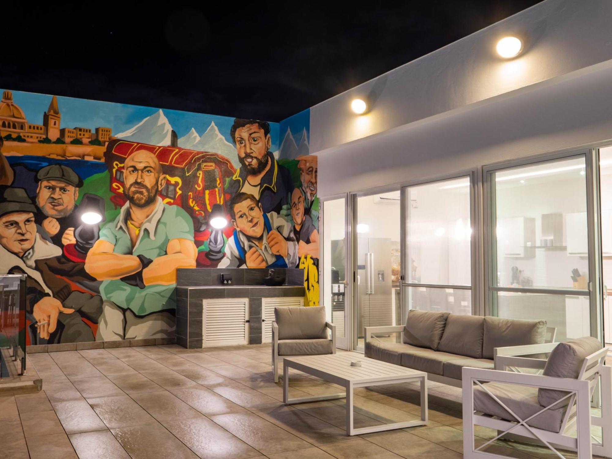 Villa Gaia - Sunset Views, Indoor Heated Pool, Sauna And Games Room Mellieħa Eksteriør billede