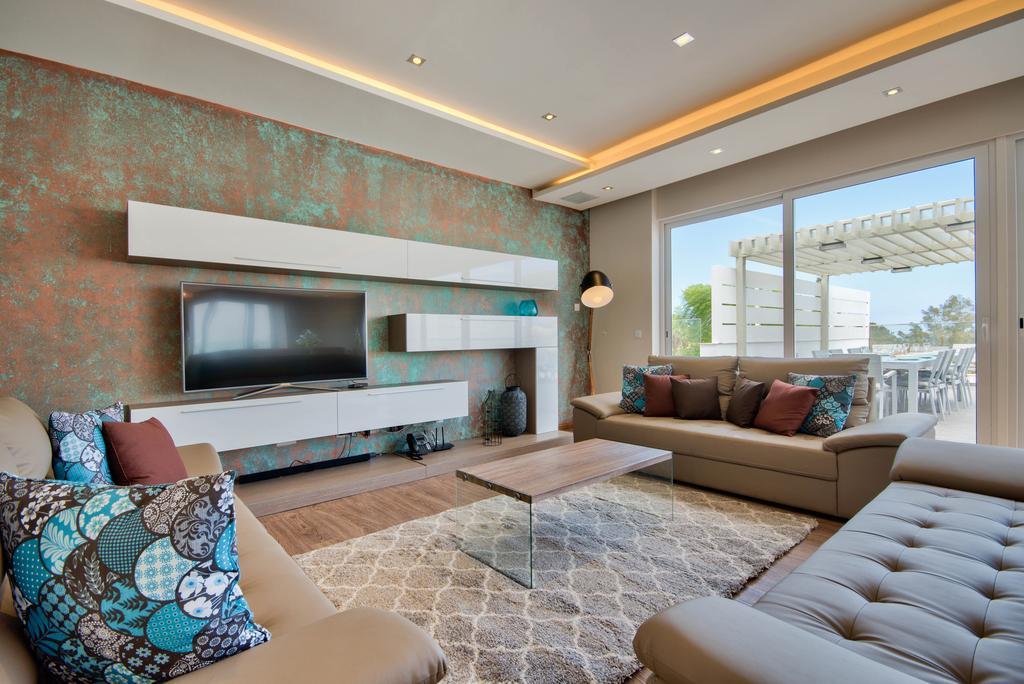 Villa Gaia - Sunset Views, Indoor Heated Pool, Sauna And Games Room Mellieħa Eksteriør billede